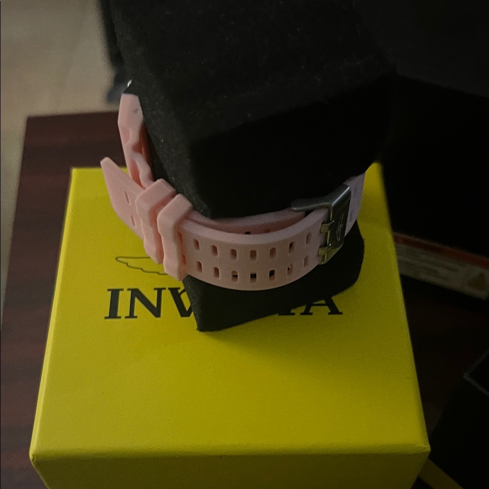 Invicta Black and Pink Digital Chronograph Watch - Picture 6 of 8